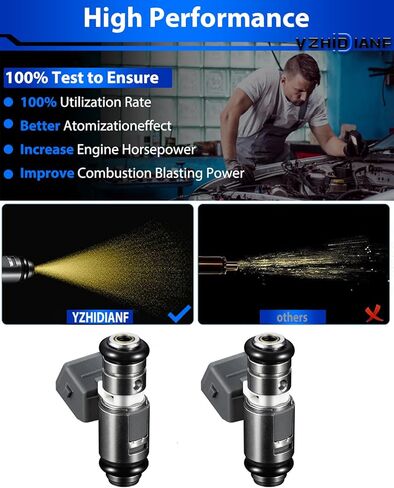 محاقن الوقود IWP162 المطورة تناسب: -سلسلة هارلي ديفيدسون 2004-2005 سوفتيل 2001-2010 داينا 2001-2010 FLH 2001-2010 FLT (قطعتان) in Kuwait
