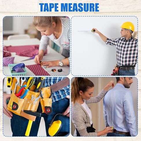 36 Pcs Father's Day Dad Gifts Mini Tape Measure Keychain Bulk Retractable Measuring Tape with Slide Lock 3 Ft/ 1m Portable Pocket Small Tape Measure for Dad Party Favors in Saudi Arabia