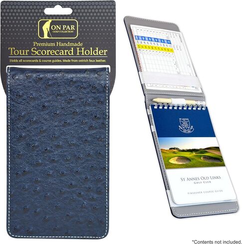 Premium Ostrich Effect Golf Scorecard Holder in Saudi Arabia