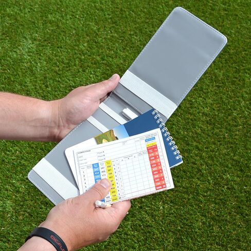 Premium Ostrich Effect Golf Scorecard Holder in Saudi Arabia