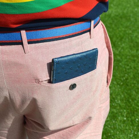 Premium Ostrich Effect Golf Scorecard Holder in Saudi Arabia