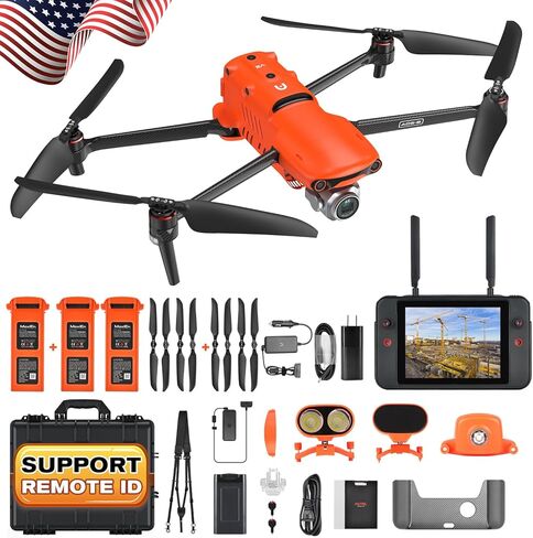 حزمة Autel Robotics EVO II Pro Enterprise V3، أحدث طائرة بدون طيار بمستشعر CMOS 2024 مقاس 6K 1 بوصة، نقل فيديو بطول 15 كيلومتر، طيران لمدة 42 دقيقة، جهاز استقبال ADS-B وتشفير البيانات، للسلامة العامة/المرور/فحص الطاقة in Saudi Arabia