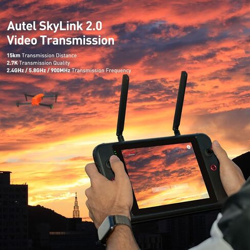 حزمة Autel Robotics EVO II Pro Enterprise V3، أحدث طائرة بدون طيار بمستشعر CMOS 2024 مقاس 6K 1 بوصة، نقل فيديو بطول 15 كيلومتر، طيران لمدة 42 دقيقة، جهاز استقبال ADS-B وتشفير البيانات، للسلامة العامة/المرور/فحص الطاقة in Saudi Arabia