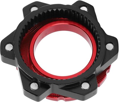 Bike Centerlock to 6 Bolt Fitting Adapter Lockring Aluminium Alloy Axle Hub Adapter for Thru Axle Hub(red) in Saudi Arabia