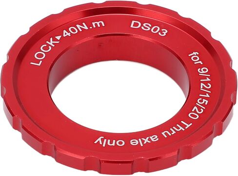 Bike Centerlock to 6 Bolt Fitting Adapter Lockring Aluminium Alloy Axle Hub Adapter for Thru Axle Hub(red) in Saudi Arabia