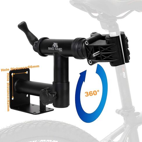 حامل إصلاح الدراجة من Bikehand - حامل عمل منزلي لميكانيكا الدراجات على مقاعد البدلاء أو الحائط - للدراجات الجبلية وصيانة دراجات الطرق in Saudi Arabia