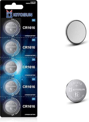 KITOSUN CR1616 3V Lithium Coin Battery – 3 Volt CR 1616 Lithium Cell Button Batteries Replacement for Car Key Fob Remote Control Honda Accord CRV Pilot Civic Acura TL TSX ZDX Keyless Entry Remote in Saudi Arabia