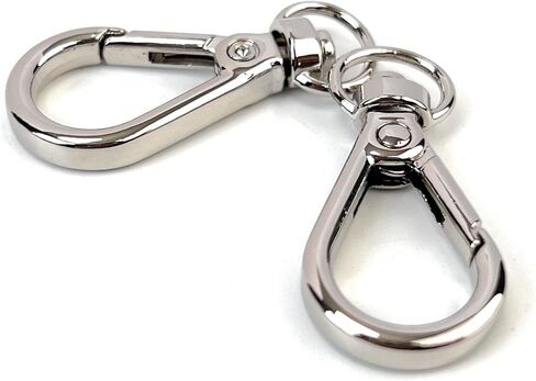 10 قطع من VersaKits مشابك مخلب جراد البحر الدوارة شديدة التحمل مقاس 3/8 بوصة خطاف دفع ذهبي لبوابة المفاجئة ومشابك لحقيبة اليد ومحفظة المفاتيح in Kuwait