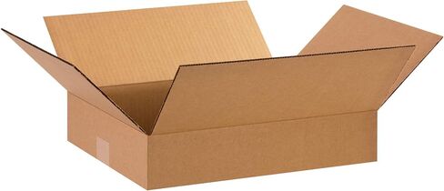 AVIDITI 15 x 12 x 3 Corrugated Cardboard Boxes, Flat 15"L x 12"W x 3"H, Pack of 25 | Shipping, Packaging, Moving, Storage Box for Home or Business, Strong Wholesale Bulk Boxes in Saudi Arabia