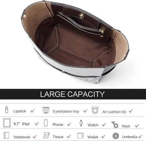 BROMEN Women Hobo Handbags Cross-body Purse Printed Pattern and Women Crossbody Bags Wristlet Wallet black Bundle in Kuwait