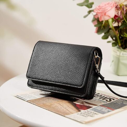 BROMEN Women Hobo Handbags Cross-body Purse Printed Pattern and Women Crossbody Bags Wristlet Wallet black Bundle in Kuwait