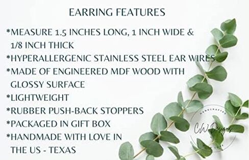 American Flag Stud Earrings - Red White and Blue 4th of July Patriotic Jewelry in Saudi Arabia