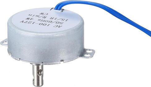 MECCANIXITY TYC-50 Small Synchronous Motor 100-127V AC 15-18RPM Shaft Rotation CW/CCW 4W Gear Motor, 1.5kgf.cm Reduction Ratio for Electric Fireplace in Saudi Arabia