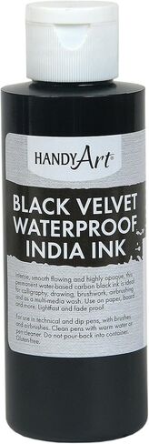 Handy Art Black Velvet Waterproof India Ink 32 ounce, 1 Quart, 403-000 in Saudi Arabia