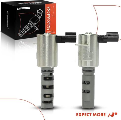 A-Premium 2-PC محرك توقيت الصمام المتغير (VVT) الملف اللولبي متوافق مع Toyota Camry Highlander Sienna Avalon Solara RX300 RX400h 3.0L 3.3L، استبدال # 917-211 917-214 15330-0A010 in Saudi Arabia