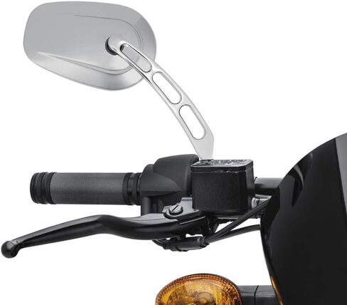 KEMIMOTO Black Mirrors Motorcycle Rearview Mirror Compatible with Road King Street Electra Glide Dyna Sportster Softail Road Glide 1982-2019 2020 2021 2022 2023 in Saudi Arabia