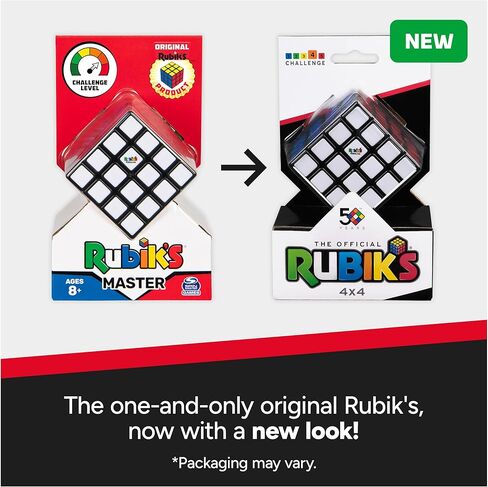 Rubik's Cube 4x4 – Colourful Puzzle Game Rubik's 4x4 – Original Colour Matching Puzzle – Classic Cube Problem Solving – 6064639 – Children's Toy Age 8+ in Kuwait