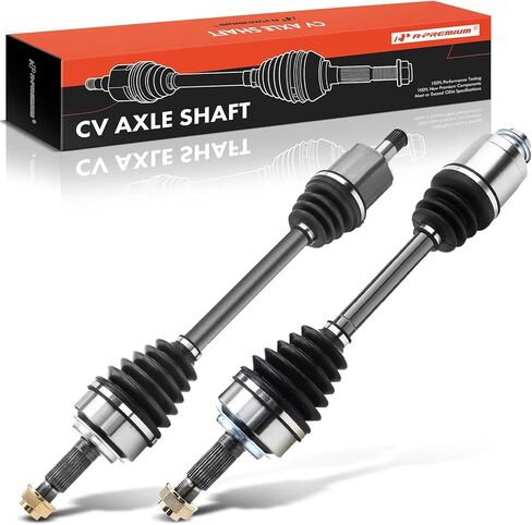 مجموعة عمود المحور A-Premium CV متوافقة مع Honda CR-V CRV 2002 2003 2004 2005 2006، Accord 2003 2004 2005 2006 2007، L4 2.4L، ناقل يدوي، جانب السائق الأيسر الأمامي in Kuwait