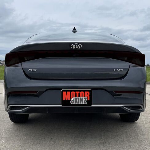 SlickMod PreCut Vinyl Smoke Tint for 2021-2022 Kia K5 Tail Light And Reflector (1. Full Taillight, 20 Percent Dark Smoke) in Saudi Arabia