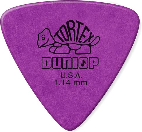 JIM DUNLOP 431P1.14 Tortex® Triangle, Purple, 1.14mm, 6/Player's Pack in Saudi Arabia