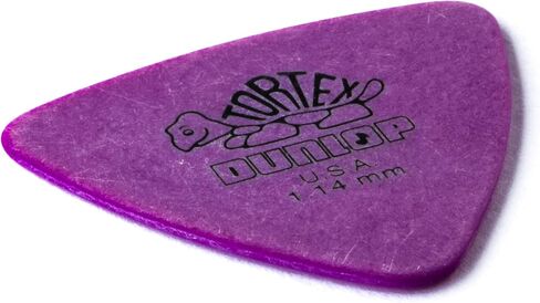 JIM DUNLOP 431P1.14 Tortex® Triangle, Purple, 1.14mm, 6/Player's Pack in Saudi Arabia