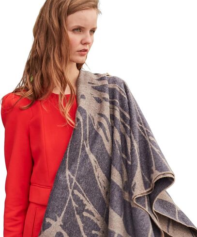 شال صوف الألبكة للأطفال 100% للرجال والنساء - وشاح كبير ناعم ودافئ للشتاء للجنسين على شكل زهرة برية in Kuwait