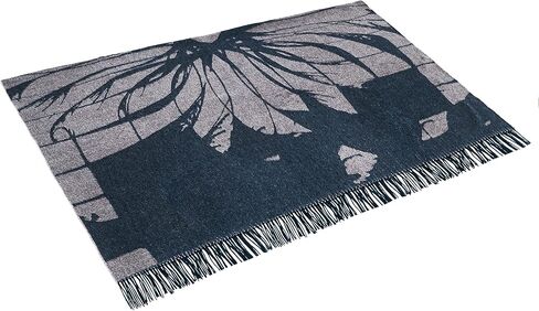 شال صوف الألبكة للأطفال 100% للرجال والنساء - وشاح كبير ناعم ودافئ للشتاء للجنسين على شكل زهرة برية in Kuwait