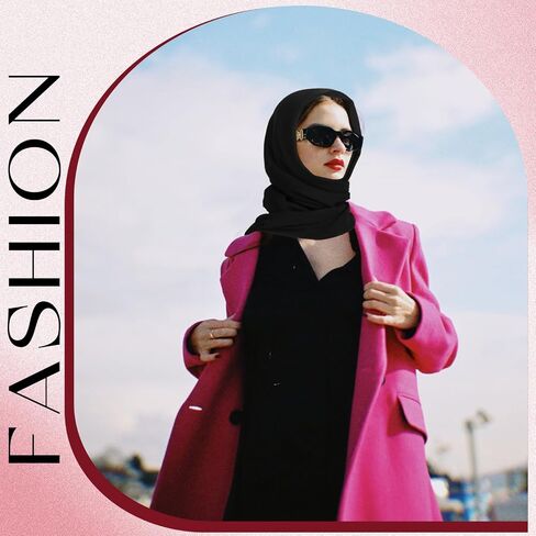2 Pcs Women Scarf Shawls Wraps Winter Soft Warm Scarves Large Long Shawls for Wedding Evening Dresses Bridesmaid Gift, Wine Red, Black in Saudi Arabia