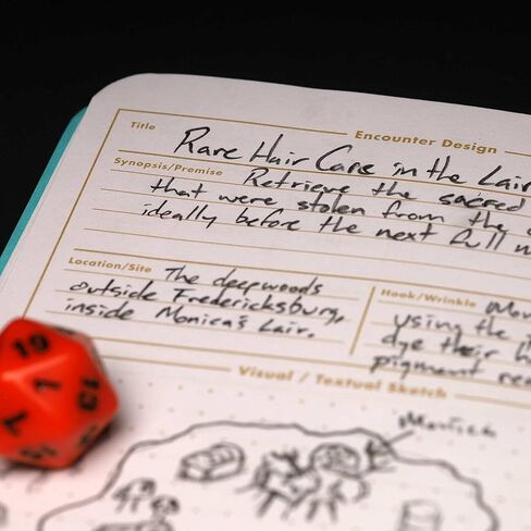 Field Notes: 5E Character Journal - 2 Pack - Character Notebook for Dungeons and Dragons Fifth Edition - 4.75 x 7.5 Inch… in Kuwait