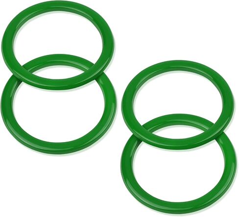 لتويوتا تندرا داش لوحة القيادة مكيف الهواء منفذ الهواء تنفيس غطاء تقليم AC تنفيس حلقات الديكور متوافق مع تويوتا تندرا 2014-2021 الملحقات الداخلية 4 قطع (أخضر) in Kuwait