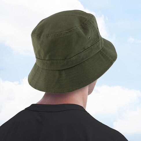 Trendy Apparel Shop Oversize XXL - XXXL Short Brim Outdoor Bucket Hat in Saudi Arabia
