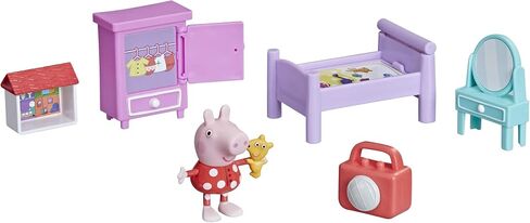Peppa Pig Peppa's Adventures Bedtime with Peppa Accessory Set Preschool Toy, Figure and 5 Accessories, for Ages 3 and up in Saudi Arabia
