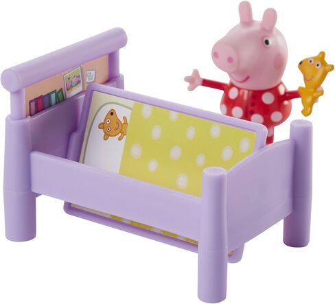 Peppa Pig Peppa's Adventures Bedtime with Peppa Accessory Set Preschool Toy, Figure and 5 Accessories, for Ages 3 and up in Saudi Arabia