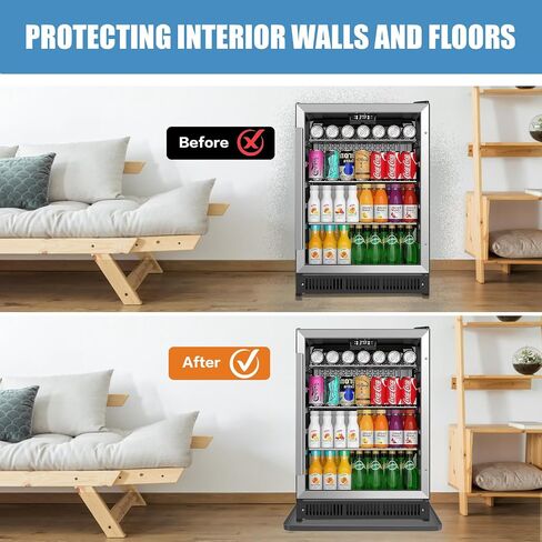 Mini Fridge Silicone Mat,23"*23"Mini Refrigerator Mats with Raised Edge Prevent Water Spills and Protect Floor Damage Such as Washing Machines, Dryer, Mini Fridge, Wine Cabinet in Saudi Arabia