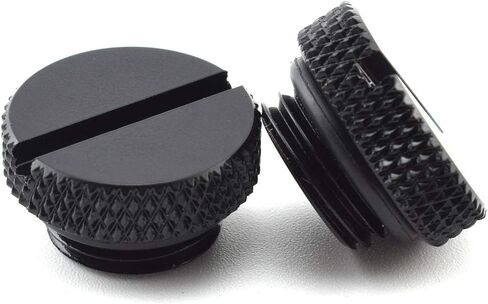 SDTC Tech 6 Pack G1/4" Plug Fitting with O-Ring for PC Water Cooling Systems, Black in Saudi Arabia