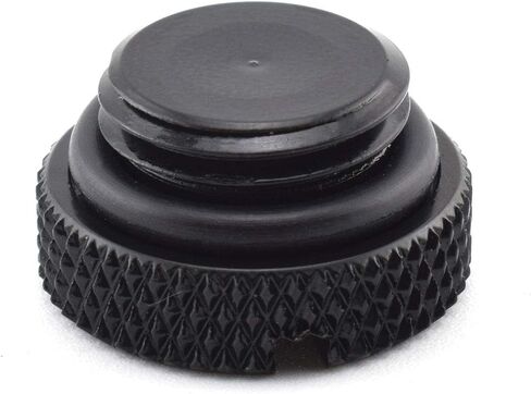 SDTC Tech 6 Pack G1/4" Plug Fitting with O-Ring for PC Water Cooling Systems, Black in Saudi Arabia