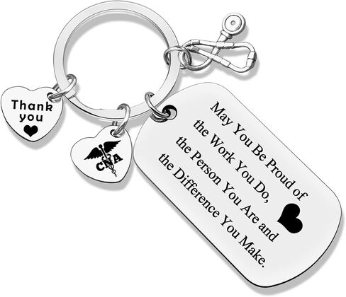 Thank You Gifts for Nurse Certified Nursing Assistant Gift Keychia for Women BSN Keychain in Saudi Arabia