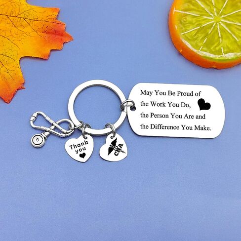 Thank You Gifts for Nurse Certified Nursing Assistant Gift Keychia for Women BSN Keychain in Saudi Arabia