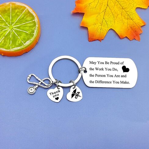 Thank You Gifts for Nurse Certified Nursing Assistant Gift Keychia for Women BSN Keychain in Saudi Arabia