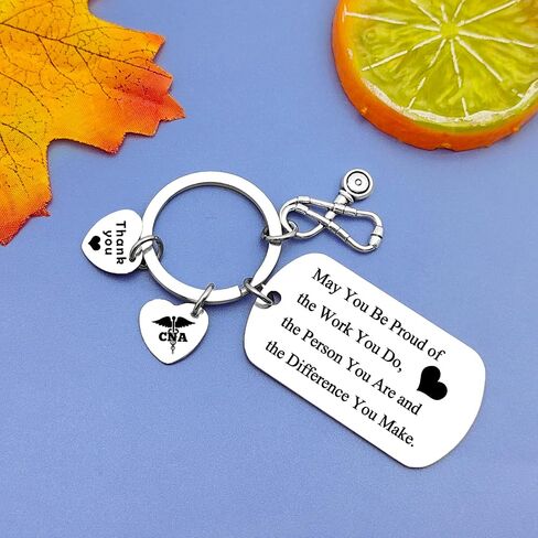 Thank You Gifts for Nurse Certified Nursing Assistant Gift Keychia for Women BSN Keychain in Saudi Arabia