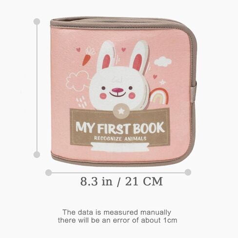 Baby Books, Soft Cloth Books for Baby Boys Girls, Activity Quiet Cloth Books Developmental Toys, Interactive Baby Books for Toddlers Infants Kids Gifts, Sensory Busy Books with Clock Expression ect. in Saudi Arabia