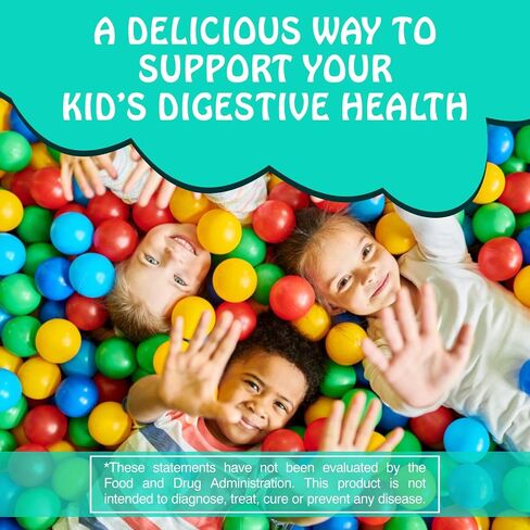 Probiotics NU10 Kids Gummy Supplement,Clinically Proven to Regulate Gut-Brain axis, Alleviate ASD Symptoms,Healthy Digestive System & intestinal Tract. in Saudi Arabia