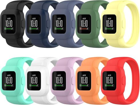 Band for Garmin Vivofit Jr. 3, Soft Silicone Replacement Watch Band Strap for Garmin Vivofit Jr. 3 Fitness Tracker, Small, Large (No Tracker) in Saudi Arabia