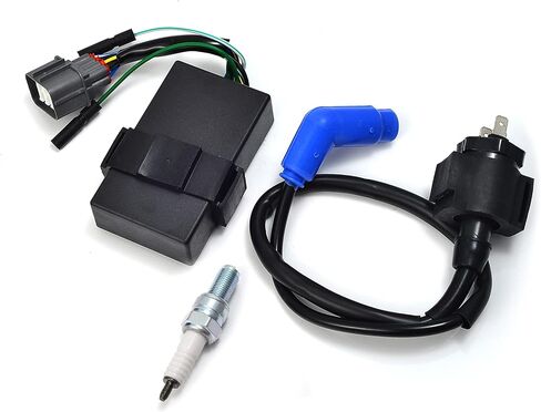 MOTO1988 Ignition Coil and igniter CDI Box Spark Plug Compatible with Honda 350 TRX Rancher 350 TRX350 FE/FM/TE/TM 2x4 4x4 2000-2005 OEM 30410-HN5-671 in Saudi Arabia