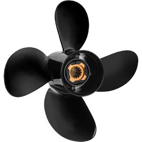 YOUNG PROPS 10.1 X15 Replace OEM#48-8M8026640 Outboard Boat Propeller for Mercury Engines 25-70HP 4-Blade Aluminum 10.1Dia x 15 Pitch Propeller 13tooth RH