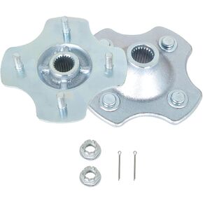 Rear Axle Wheel Hub W/Nut Replacement for Honda TRX300FW TRX300 Fourtrax 2X4 4X4 1988-1992