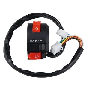 3 Function 7/8" Handlebar Switch Assembly Aftermarket Replacement Parts Replacement for 50cc 70cc 90cc 110cc 125cc 150cc ATVs Quad Wheelers Motorcycles Bike Scooter ATV Snowmobiles.