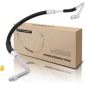 A-Premium Power Steering Pressure Hose Line Assembly Compatible with Ford F-250 Super Duty/F-350 Super Duty/F-450 Super Duty/F-550 Super Duty 2003-2004, Excursion 2003-2005, 6.0L, Pump To Hydroboost