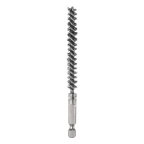 Stainless Steel Bore Brush 19mm Dia Cleaning Wire Brush with Handle 1/4 Inch Hex Shank for Tubes, Ports, Bearings