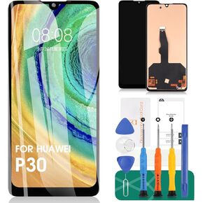 TFT for Huawei P30 Screen Replacement for Huawei P30 LCD Display for ELE-L29 ELE-L09 Digitizer Touch Screen Assembly Replacement Repair Parts(NOT AMOLED,Without Fingerprint)